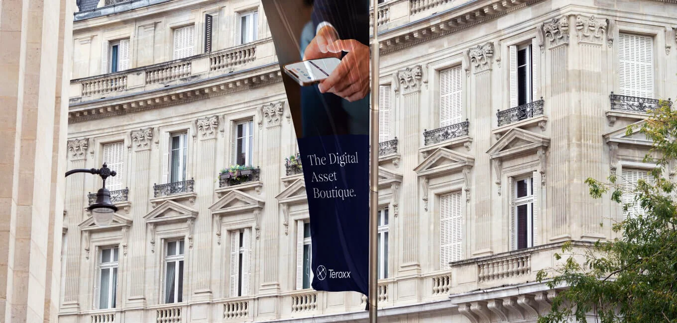 Teroxx boutique building with The Digital Asset Boutique banner